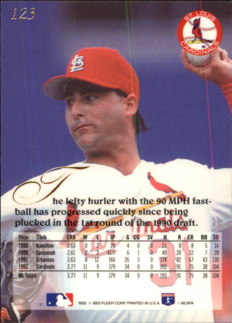 1993 Flair (Fleer) Baseball "Main Set" Cards #1 to #150 Rookies and Veterans - Picture 247 of 299