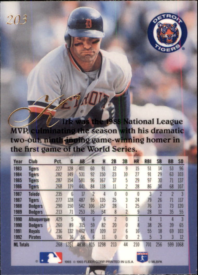 A1340- 1993 Flair Baseball Karten 201-300 + Einsätze -du Pick- 15 + Gratis US - Bild 7 von 223