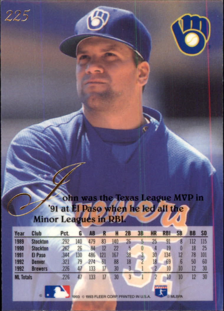 A1340- 1993 Flair Baseball Karten 201-300 + Einsätze -du Pick- 15 + Gratis US - Bild 49 von 223