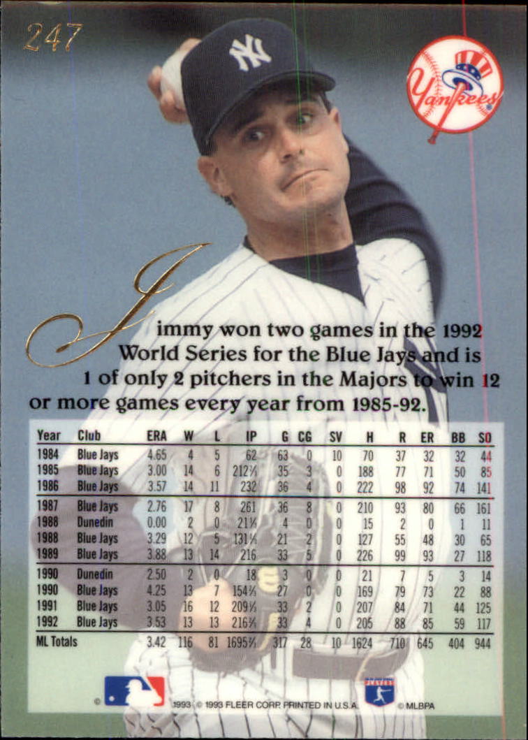 A1340- 1993 Flair Baseball Karten 201-300 + Einsätze -du Pick- 15 + Gratis US - Bild 91 von 223