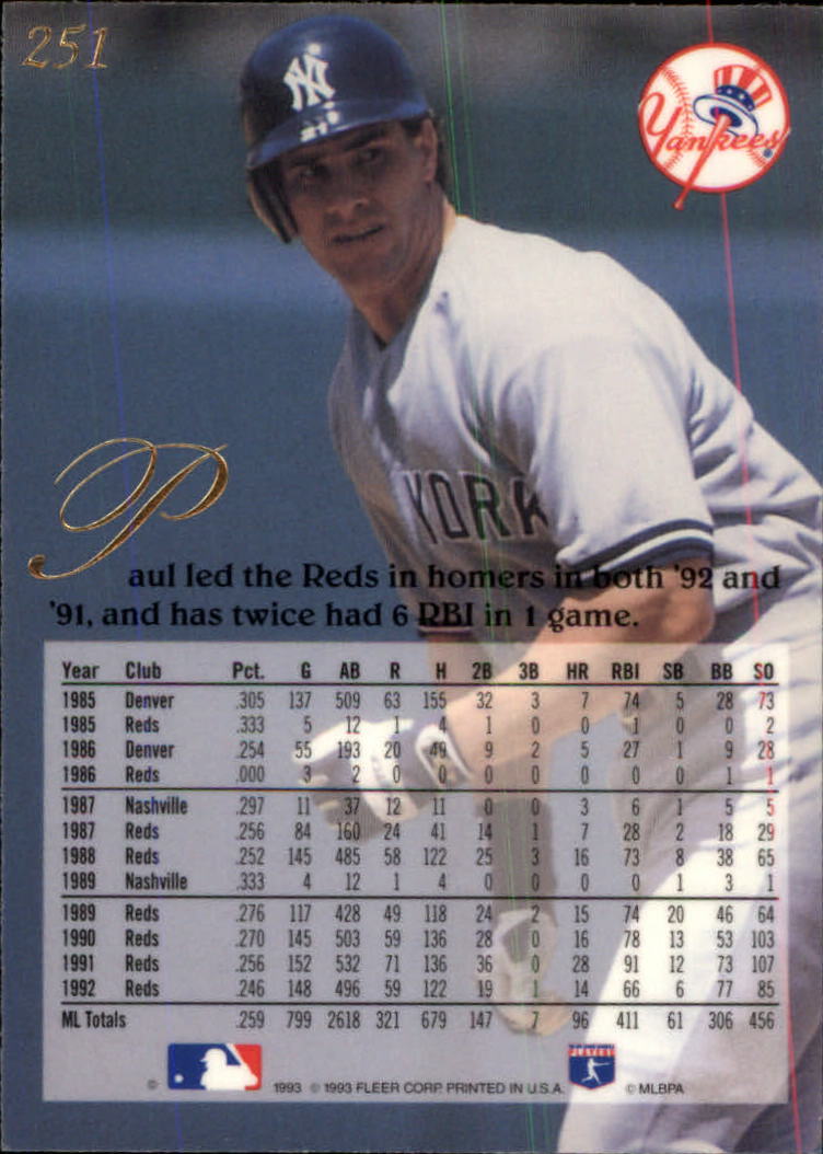 A1340- 1993 Flair Baseball Karten 201-300 + Einsätze -du Pick- 15 + Gratis US - Bild 99 von 223