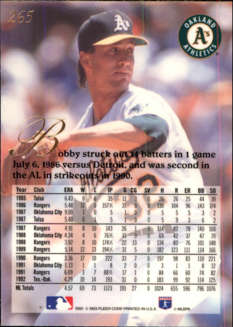 A1340- 1993 Flair Baseball Karten 201-300 + Einsätze -du Pick- 15 + Gratis US - Bild 123 von 223