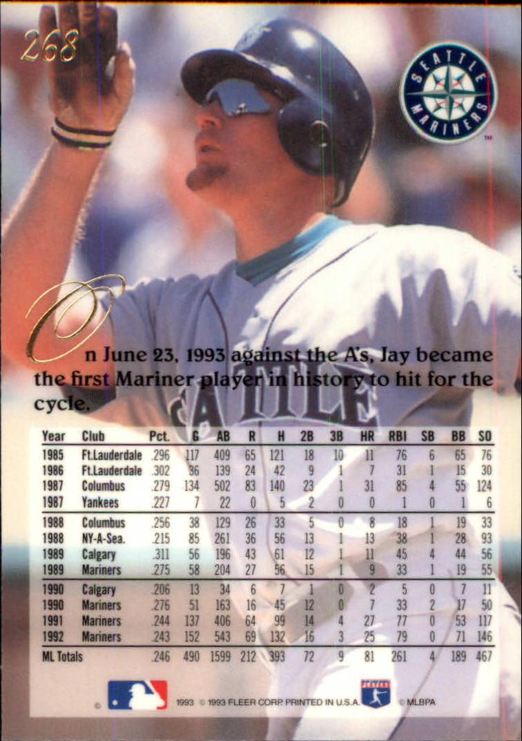 A1340- 1993 Flair Baseball Karten 201-300 + Einsätze -du Pick- 15 + Gratis US - Bild 127 von 223
