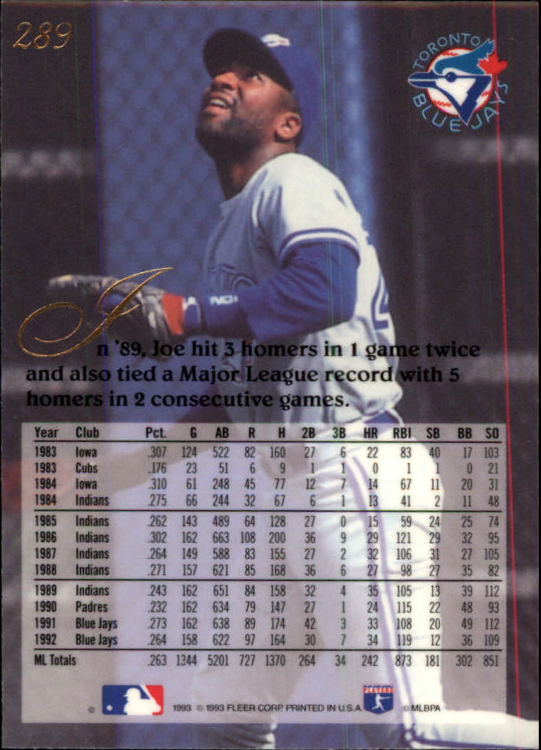A1340- 1993 Flair Baseball Karten 201-300 + Einsätze -du Pick- 15 + Gratis US - Bild 167 von 223