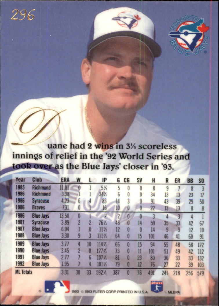 A1340- 1993 Flair Baseball Karten 201-300 + Einsätze -du Pick- 15 + Gratis US - Bild 181 von 223