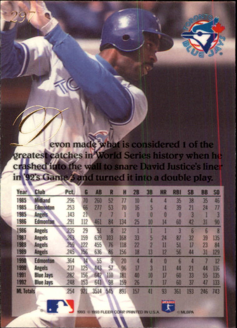 A1340- 1993 Flair Baseball Karten 201-300 + Einsätze -du Pick- 15 + Gratis US - Bild 183 von 223