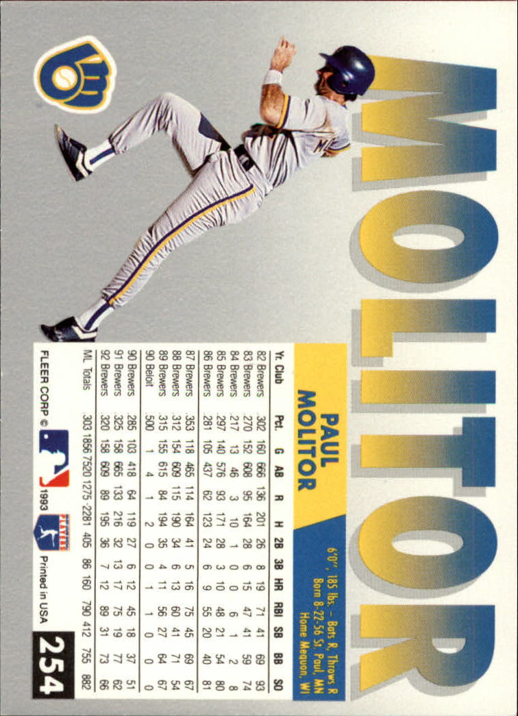 B2067- 1993 Fleer Baseball Cards 251-500 +Rookies -You Pick- 15+ FREE US SHIP - Picture 9 of 485