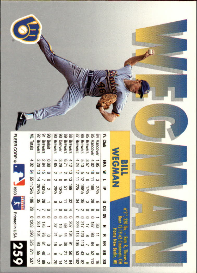B2067- 1993 Fleer Baseball Cards 251-500 +Rookies -You Pick- 15+ FREE US SHIP - Picture 19 of 485