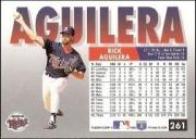 1993 Fleer #261 Rick Aguilera back image