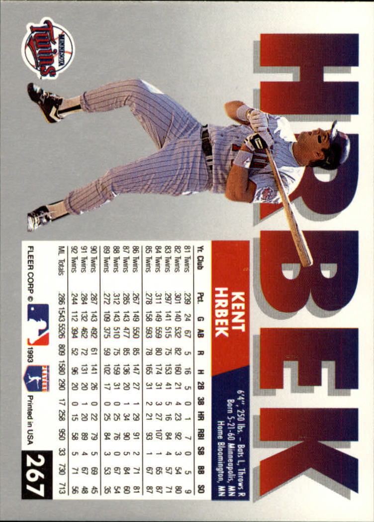 B2067- 1993 Fleer Baseball Cards 251-500 +Rookies -You Pick- 15+ FREE US SHIP - Picture 35 of 485