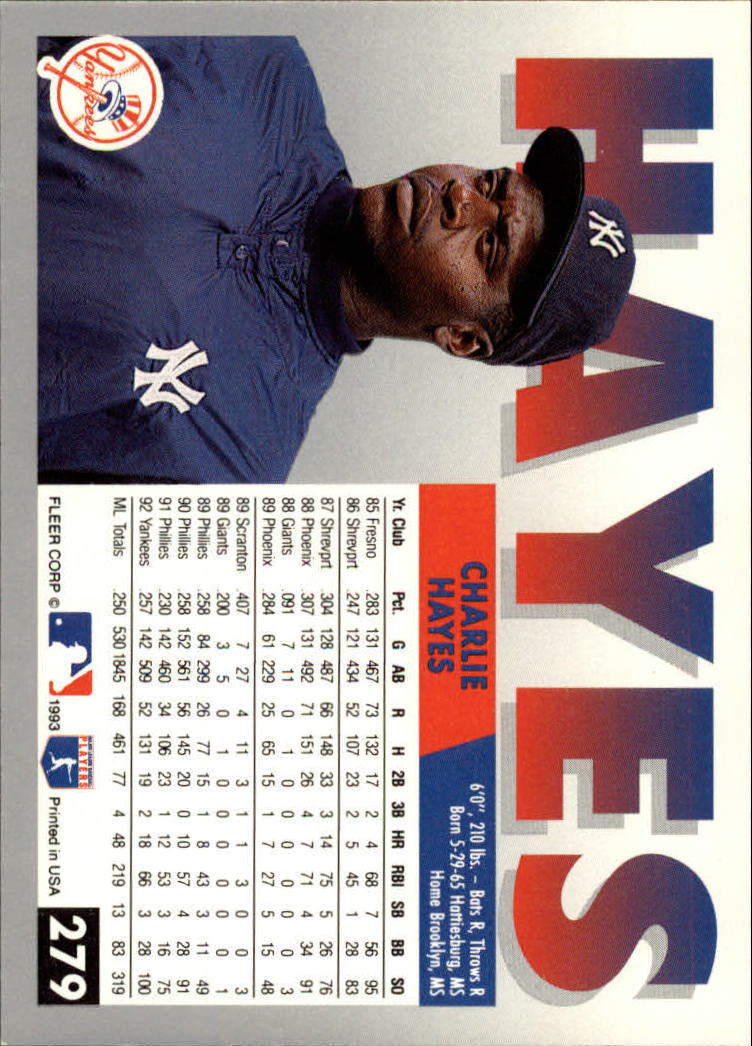 B2067- 1993 Fleer Baseball Cards 251-500 +Rookies -You Pick- 15+ FREE US SHIP - Picture 57 of 485