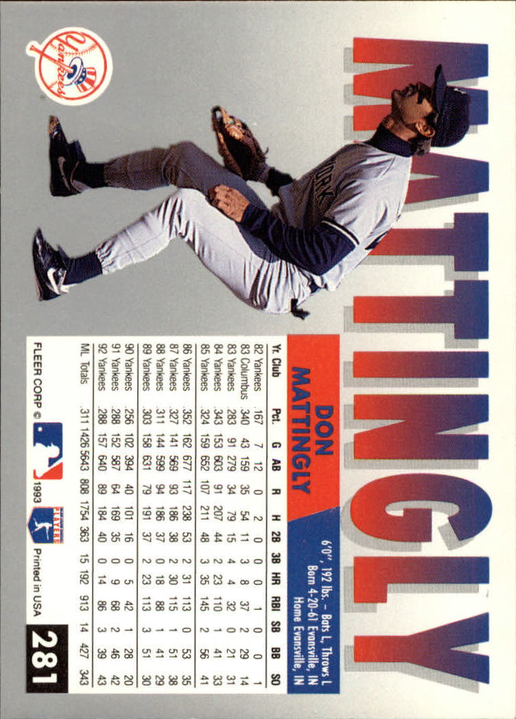 B2067- 1993 Fleer Baseball Cards 251-500 +Rookies -You Pick- 15+ FREE US SHIP - Picture 61 of 485