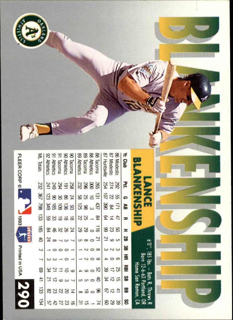 B2067- 1993 Fleer Baseball Cards 251-500 +Rookies -You Pick- 15+ FREE US SHIP - Picture 79 of 485