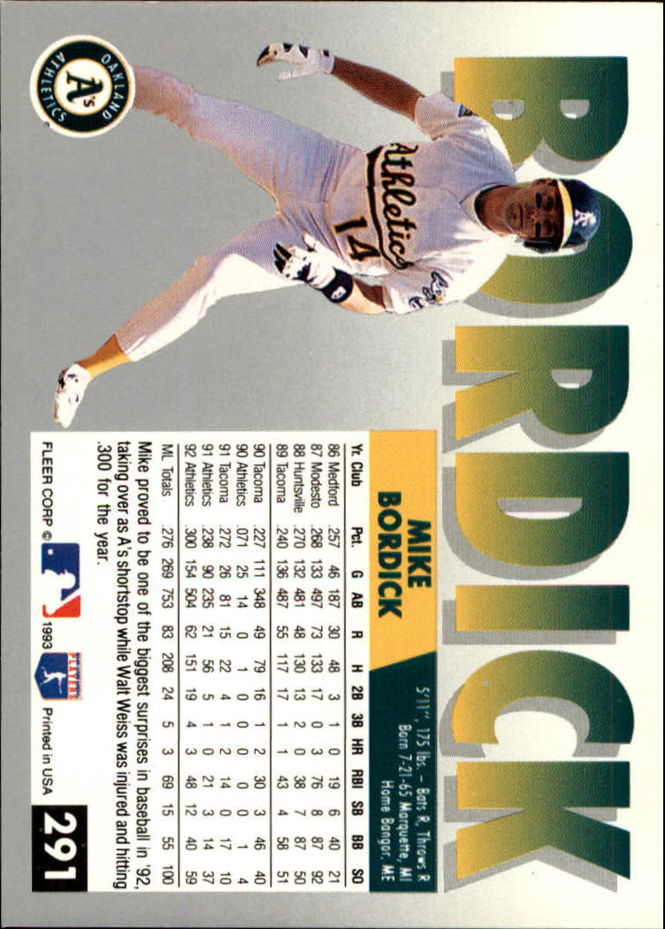 B2067- 1993 Fleer Baseball Cards 251-500 +Rookies -You Pick- 15+ FREE US SHIP - Picture 81 of 485