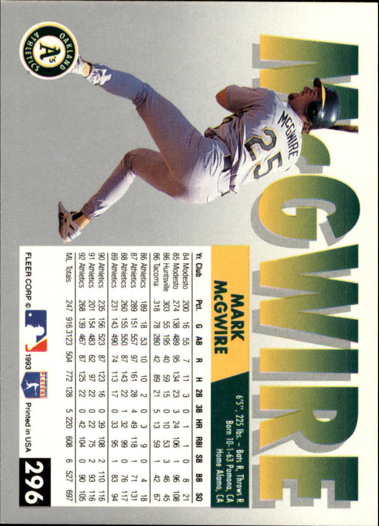 B2067- 1993 Fleer Baseball Cards 251-500 +Rookies -You Pick- 15+ FREE US SHIP - Picture 91 of 485