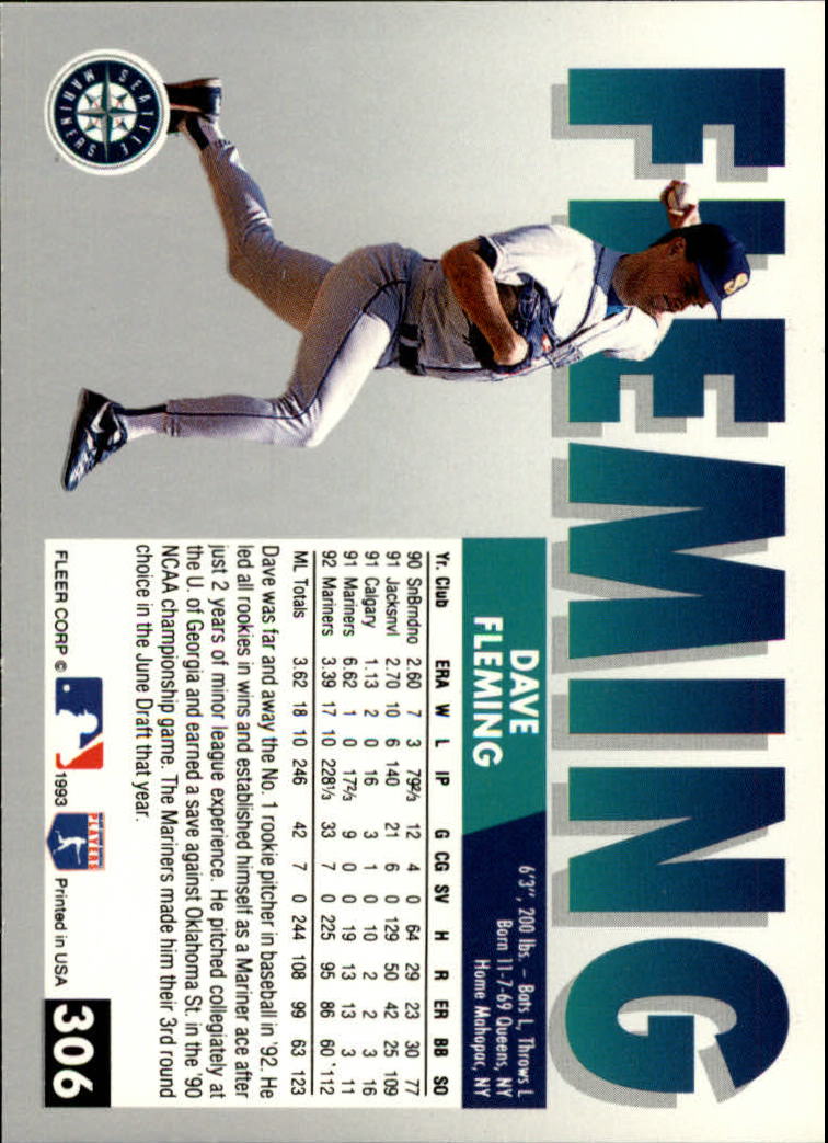 B2067- 1993 Fleer Baseball Cards 251-500 +Rookies -You Pick- 15+ FREE US SHIP - Picture 111 of 485