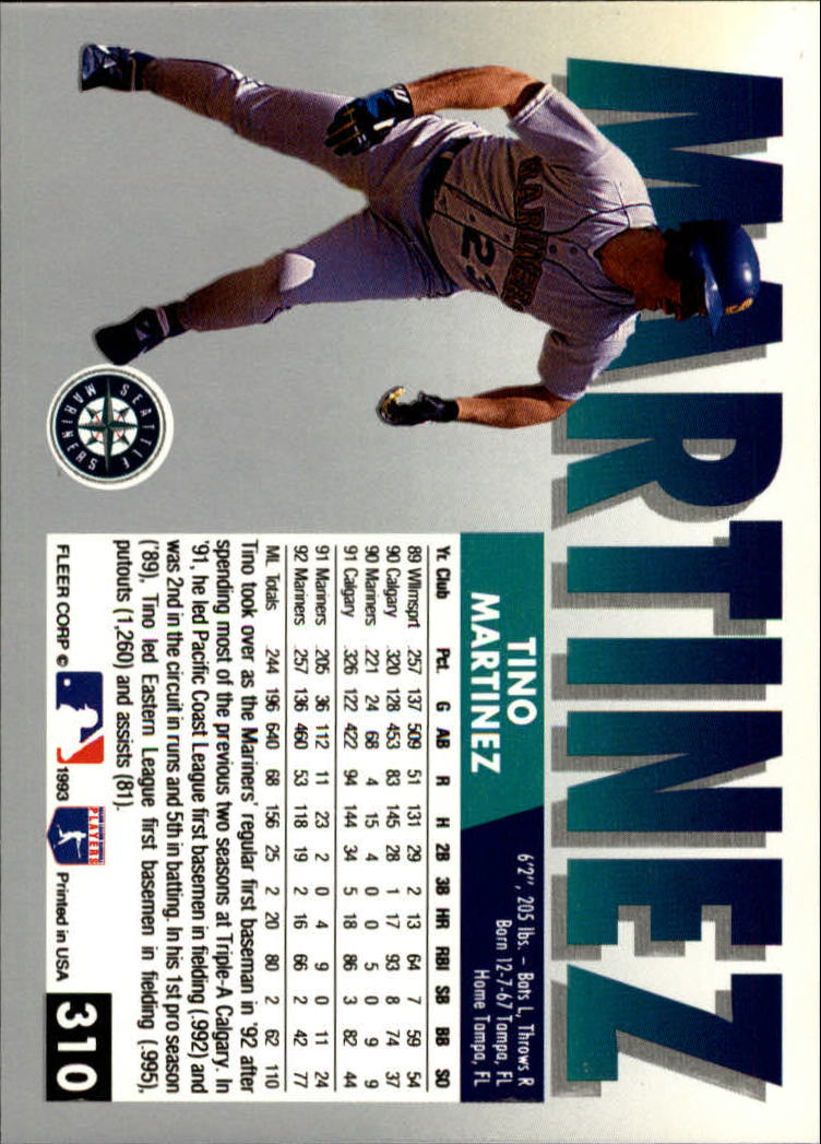 B2067- 1993 Fleer Baseball Cards 251-500 +Rookies -You Pick- 15+ FREE US SHIP - Picture 119 of 485