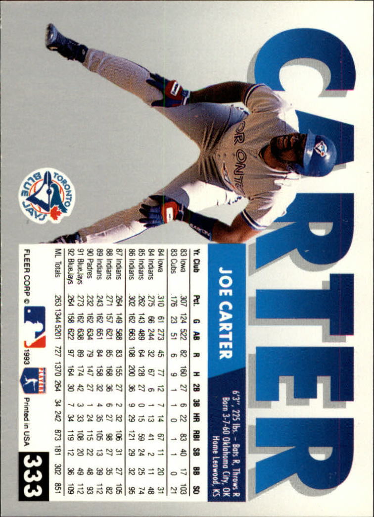 B2067- 1993 Fleer Baseball Cards 251-500 +Rookies -You Pick- 15+ FREE US SHIP - Picture 165 of 485
