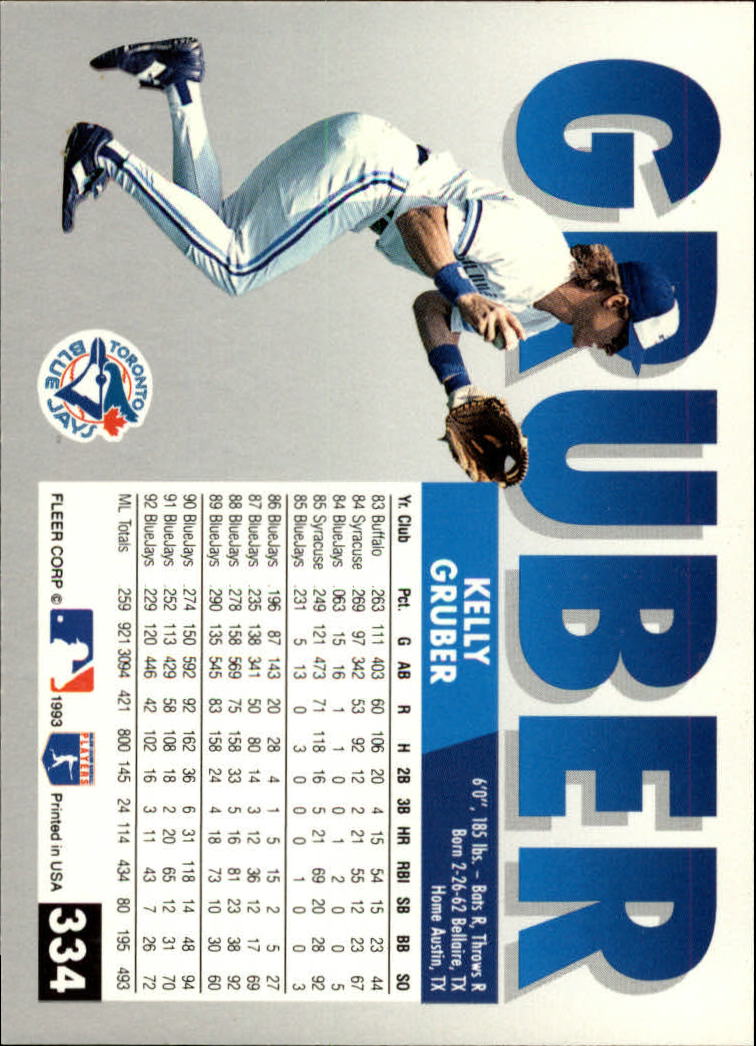 B2067- 1993 Fleer Baseball Cards 251-500 +Rookies -You Pick- 15+ FREE US SHIP - Picture 167 of 485