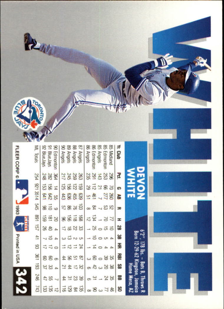 B2067- 1993 Fleer Baseball Cards 251-500 +Rookies -You Pick- 15+ FREE US SHIP - Picture 183 of 485