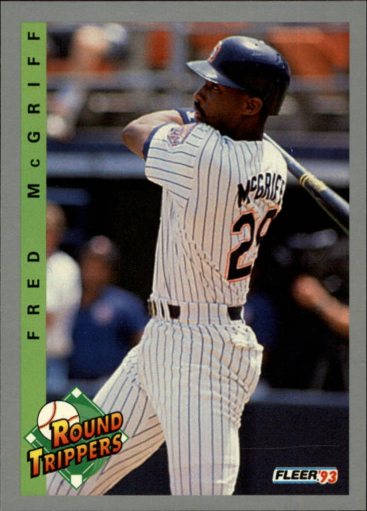 1993 Fleer #349 Fred McGriff RT - From Factory Sealed Box - MINT