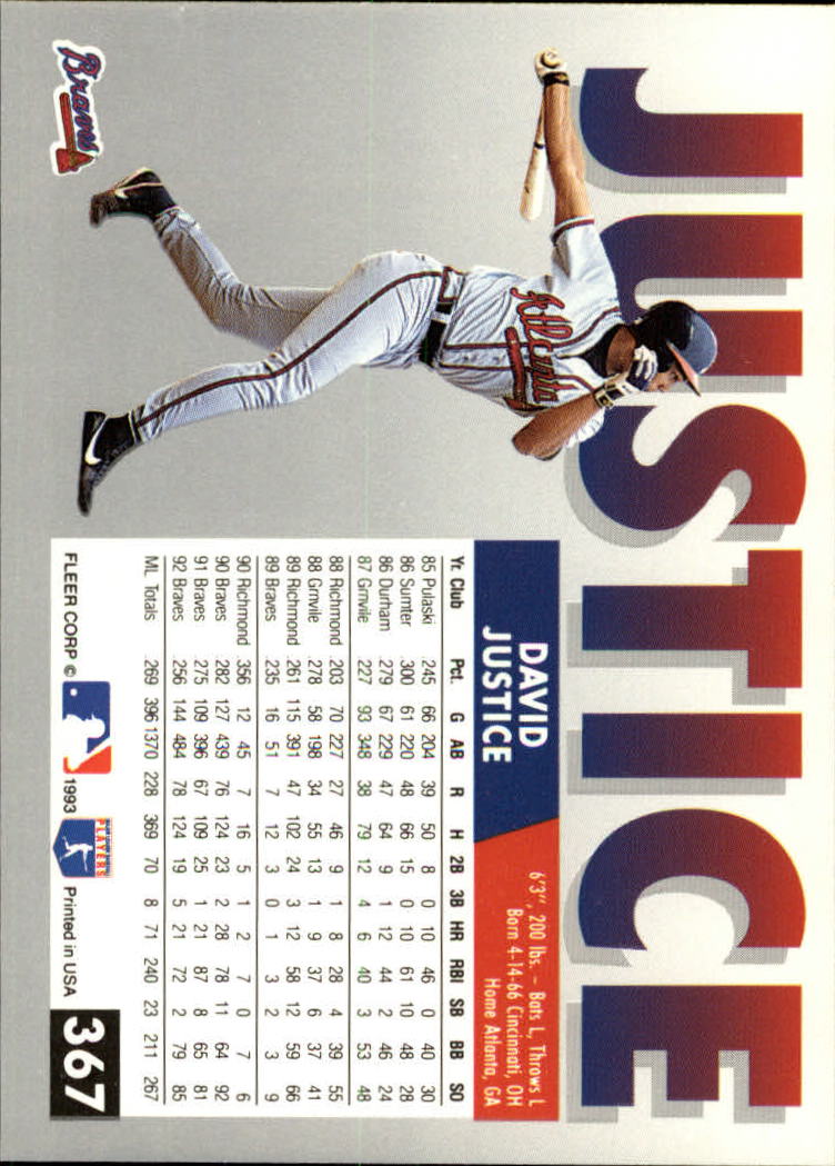 B2067- 1993 Fleer Baseball Cards 251-500 +Rookies -You Pick- 15+ FREE US SHIP - Picture 233 of 485