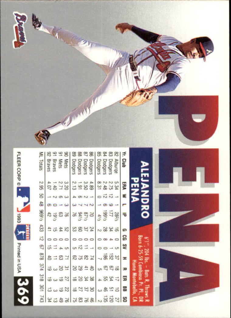 B2067- 1993 Fleer Baseball Cards 251-500 +Rookies -You Pick- 15+ FREE US SHIP - Picture 237 of 485