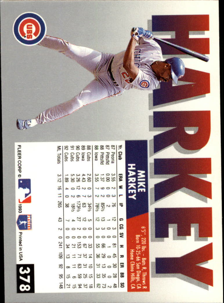 B2067- 1993 Fleer Baseball Cards 251-500 +Rookies -You Pick- 15+ FREE US SHIP - Picture 253 of 485