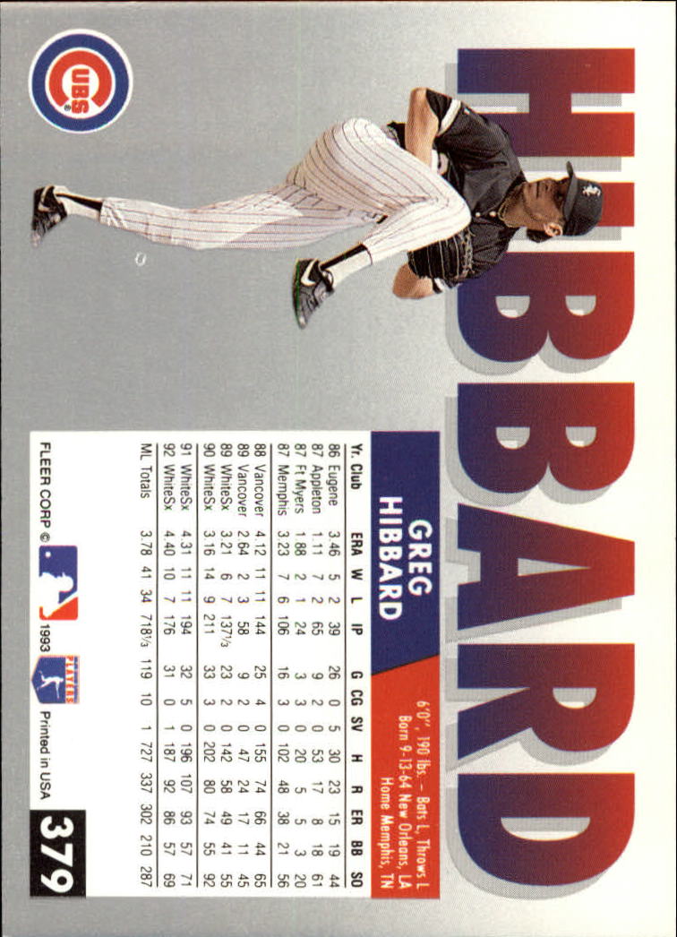 B2067- 1993 Fleer Baseball Cards 251-500 +Rookies -You Pick- 15+ FREE US SHIP - Picture 255 of 485