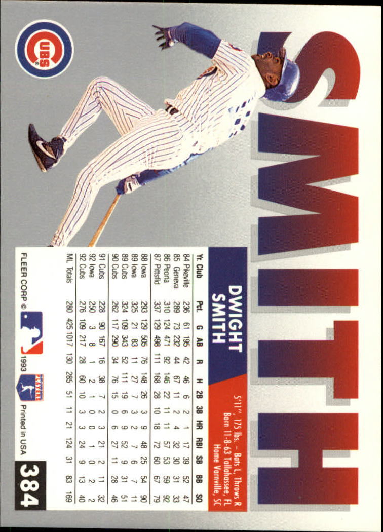 B2067- 1993 Fleer Baseball Cards 251-500 +Rookies -You Pick- 15+ FREE US SHIP - Picture 263 of 485