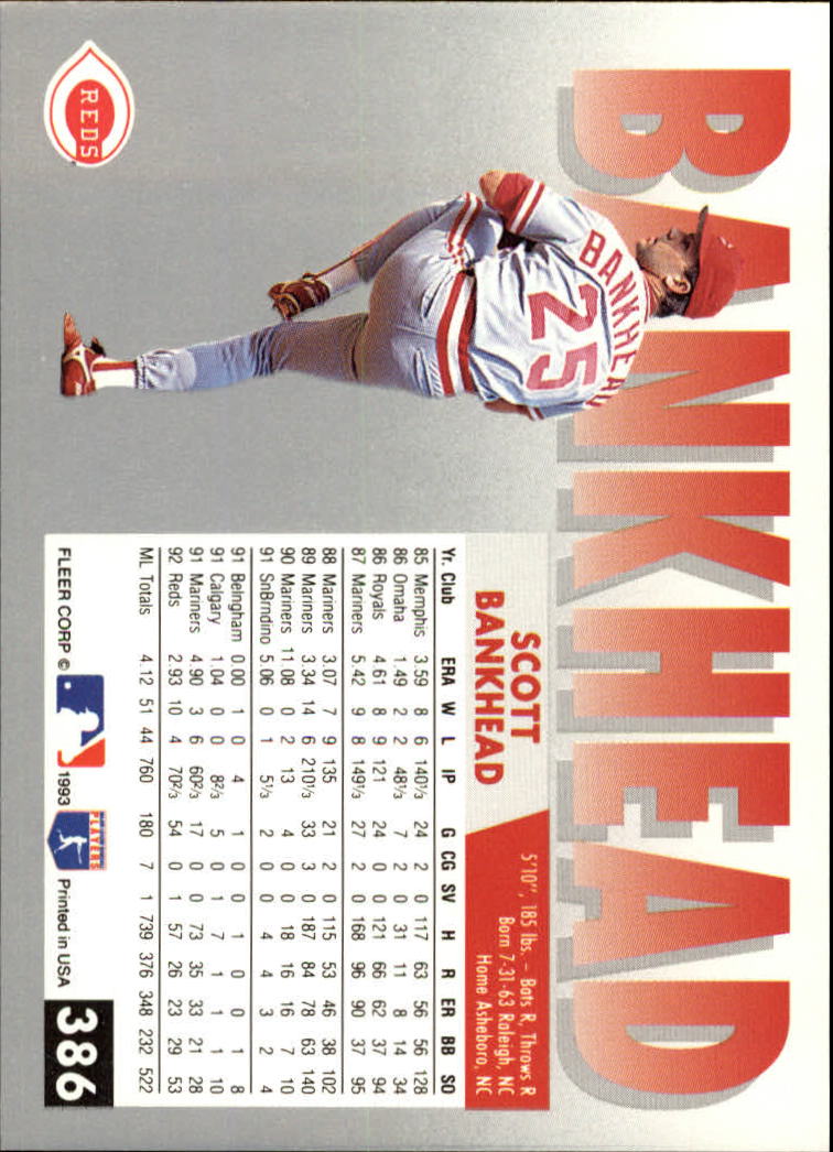B2067- 1993 Fleer Baseball Cards 251-500 +Rookies -You Pick- 15+ FREE US SHIP - Picture 267 of 485