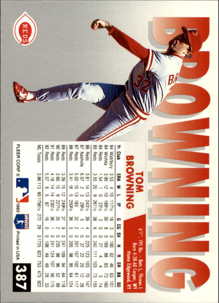 B2067- 1993 Fleer Baseball Cards 251-500 +Rookies -You Pick- 15+ FREE US SHIP - Picture 269 of 485