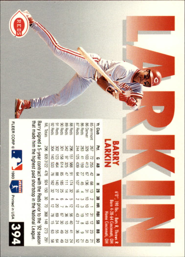 B2067- 1993 Fleer Baseball Cards 251-500 +Rookies -You Pick- 15+ FREE US SHIP - Picture 283 of 485