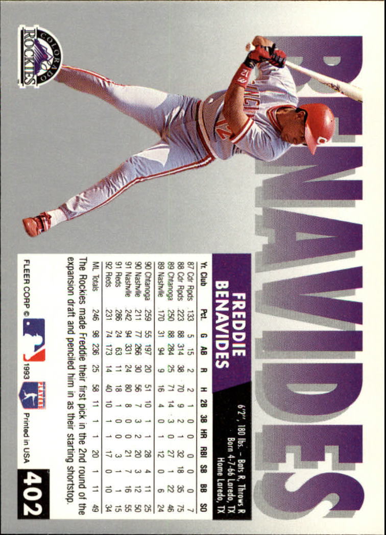 B2067- 1993 Fleer Baseball Cards 251-500 +Rookies -You Pick- 15+ FREE US SHIP - Picture 297 of 485