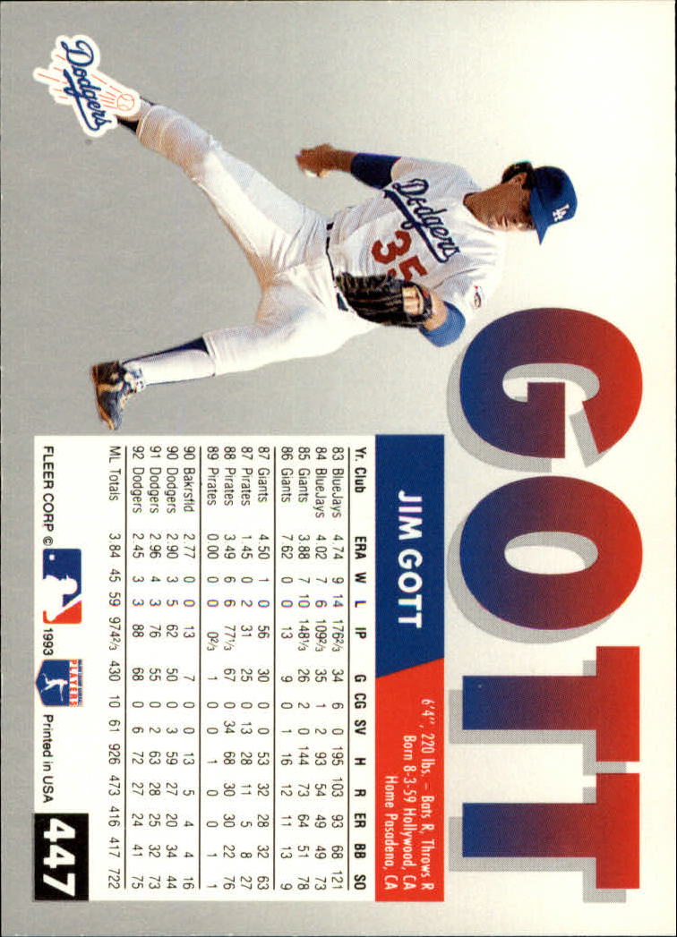 B2067- 1993 Fleer Baseball Cards 251-500 +Rookies -You Pick- 15+ FREE US SHIP - Picture 383 of 485