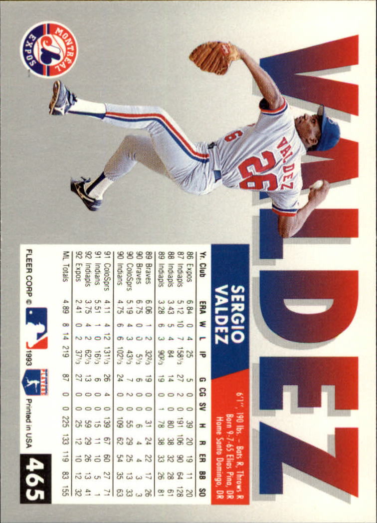 B2067- 1993 Fleer Baseball Cards 251-500 +Rookies -You Pick- 15+ FREE US SHIP - Picture 417 of 485