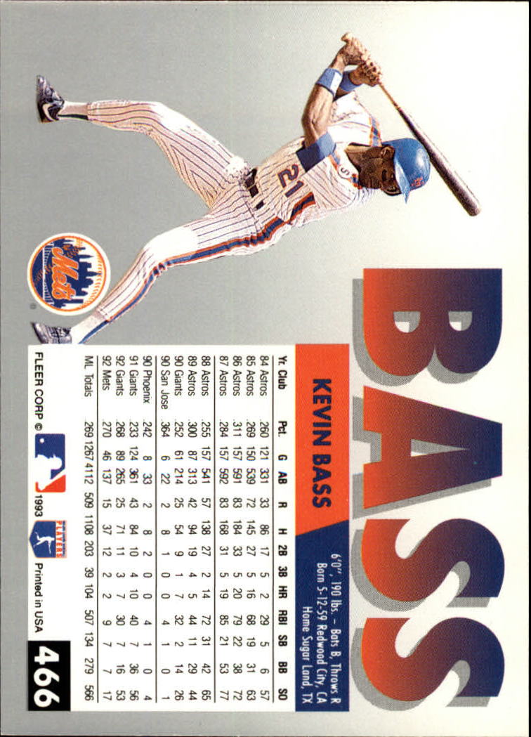 B2067- 1993 Fleer Baseball Cards 251-500 +Rookies -You Pick- 15+ FREE US SHIP - Picture 419 of 485