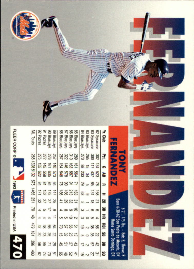 B2067- 1993 Fleer Baseball Cards 251-500 +Rookies -You Pick- 15+ FREE US SHIP - Picture 427 of 485