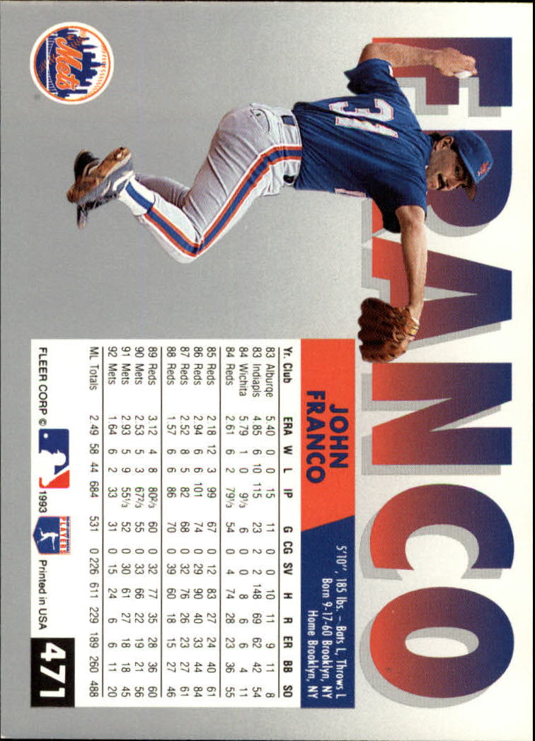 B2067- 1993 Fleer Baseball Cards 251-500 +Rookies -You Pick- 15+ FREE US SHIP - Picture 429 of 485