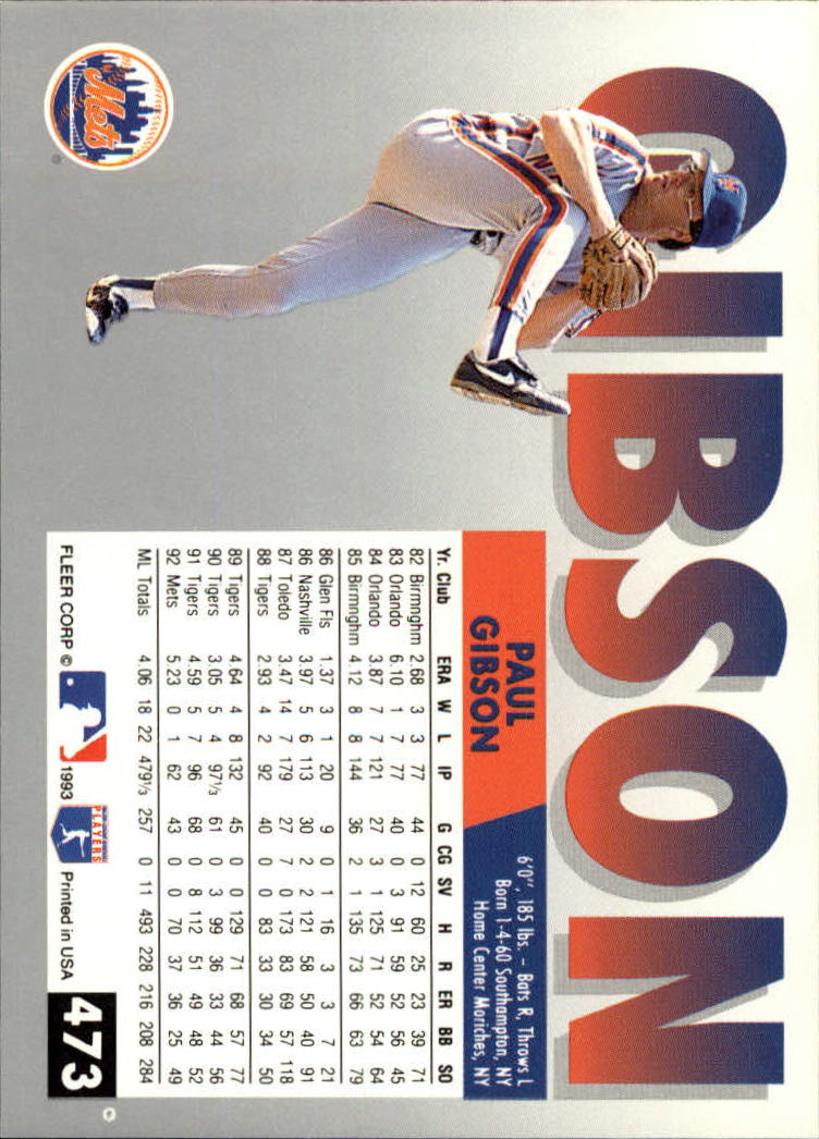 B2067- 1993 Fleer Baseball Cards 251-500 +Rookies -You Pick- 15+ FREE US SHIP - Picture 433 of 485