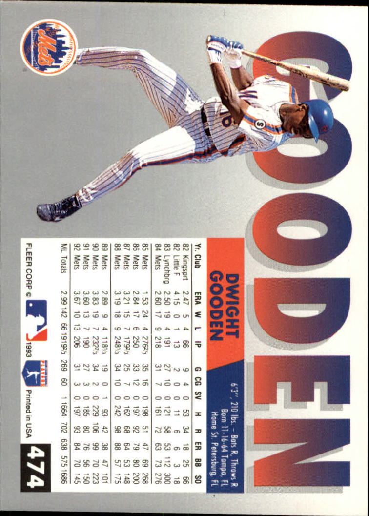 B2067- 1993 Fleer Baseball Cards 251-500 +Rookies -You Pick- 15+ FREE US SHIP - Picture 435 of 485