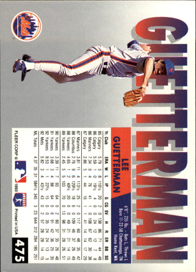 B2067- 1993 Fleer Baseball Cards 251-500 +Rookies -You Pick- 15+ FREE US SHIP - Picture 437 of 485