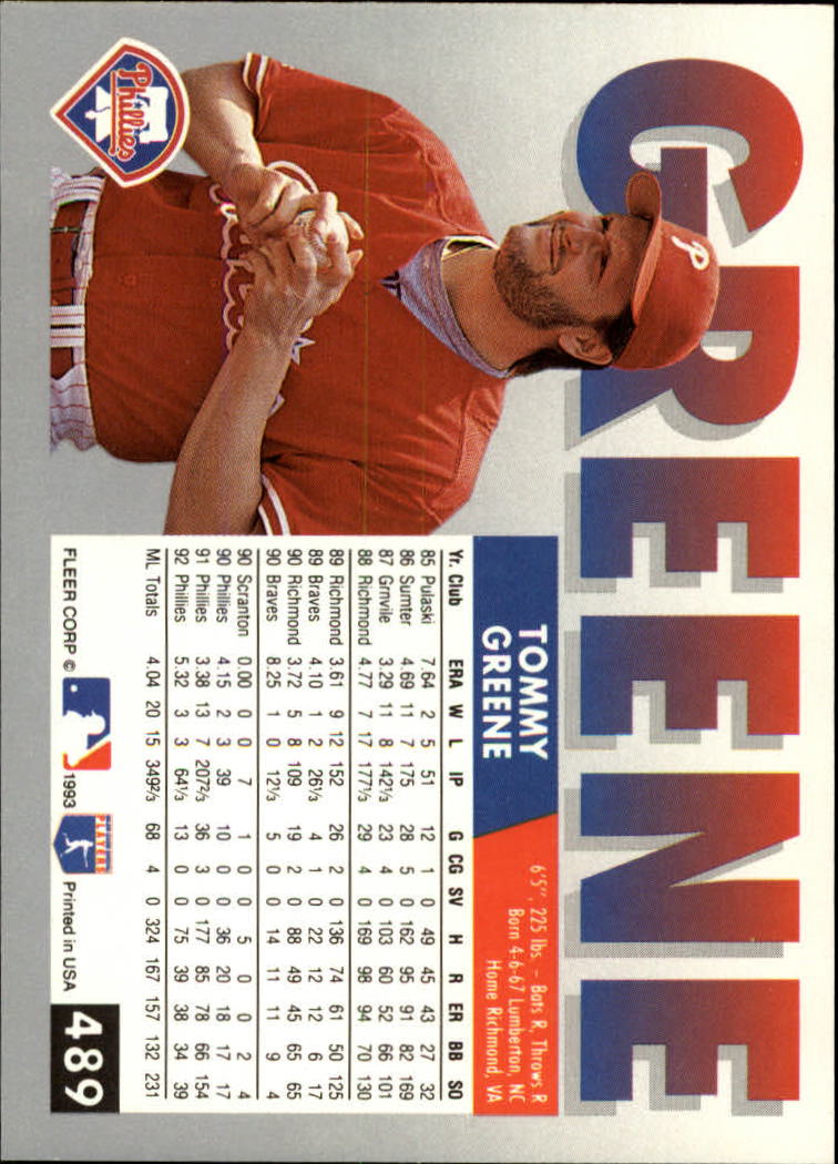 B2067- 1993 Fleer Baseball Cards 251-500 +Rookies -You Pick- 15+ FREE US SHIP - Picture 465 of 485