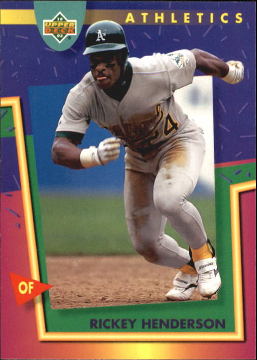 1992 Donruss Rickey Henderson Card # 215 All Time Stolen Base