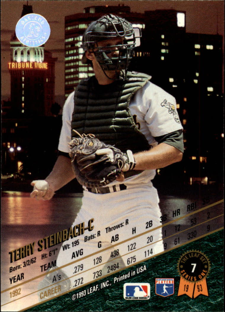 B6520- 1993 Leaf Baseball Card #s 1-249 +Rookies -You Pick- 15+ FREE US SHIP - Picture 15 of 483