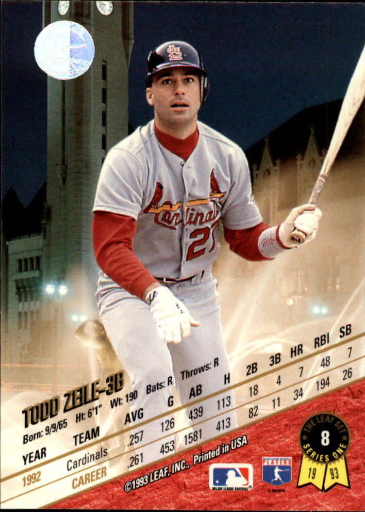 B6520- 1993 Leaf Baseball Card #s 1-249 +Rookies -You Pick- 15+ FREE US SHIP - Picture 17 of 483