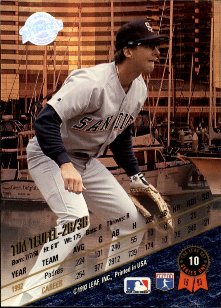 B6520- 1993 Leaf Baseball Card #s 1-249 +Rookies -You Pick- 15+ FREE US SHIP - Picture 21 of 483