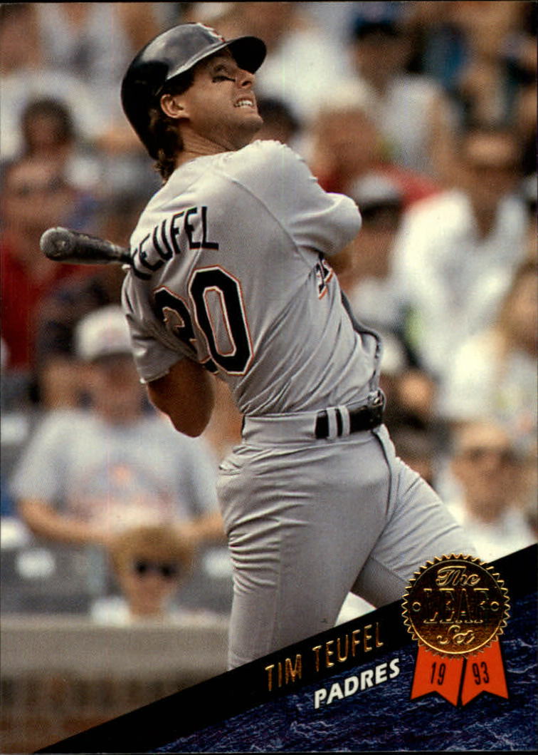 B6520- 1993 Leaf Baseball Card #s 1-249 +Rookies -You Pick- 15+ FREE US SHIP - Picture 20 of 483