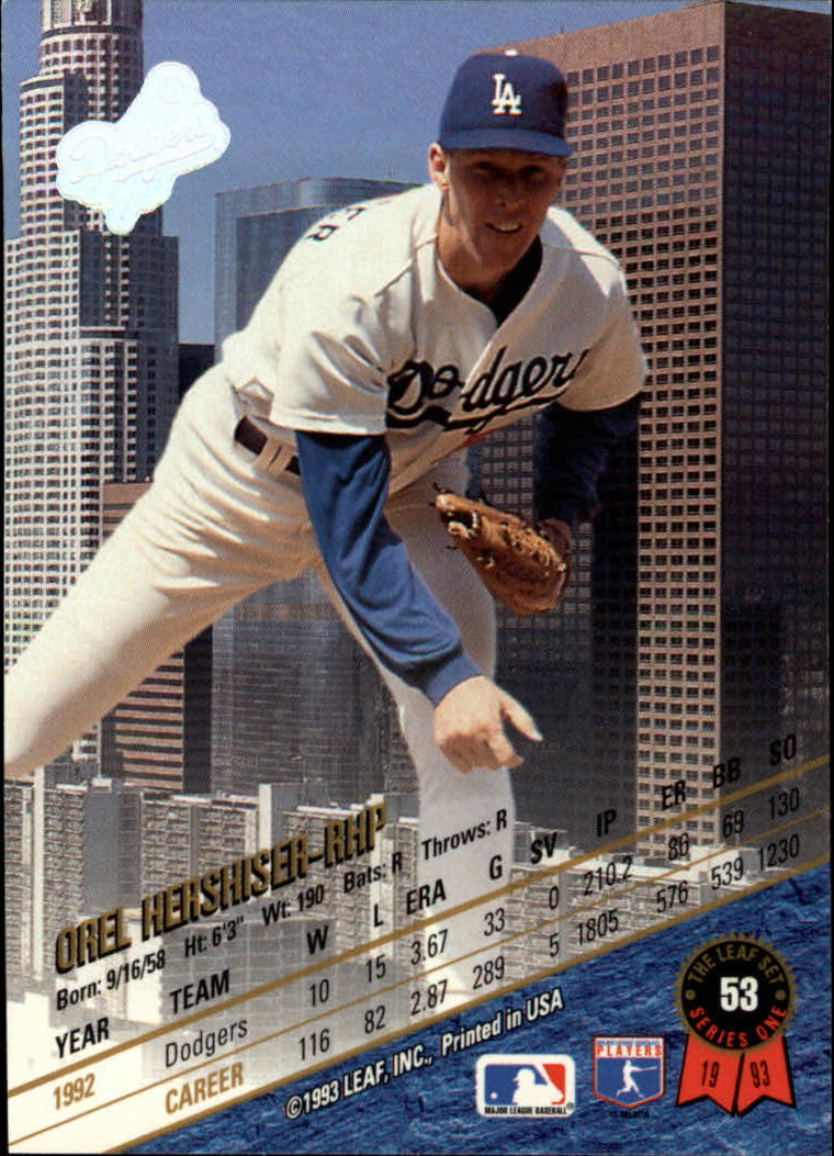 B6520- 1993 Leaf Baseball Card #s 1-249 +Rookies -You Pick- 15+ FREE US SHIP - Picture 107 of 483