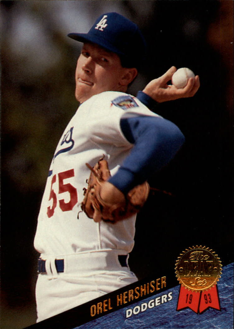 1993 Leaf #53 Orel Hershiser - NM-MT - The Stadium | Beckett Marketplace